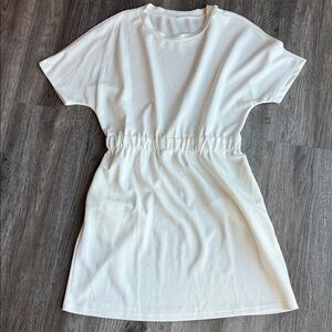 Casual White T-Shirt Dress